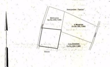 Tanah dijual di Sambelia, Lombok Timur, Nusa Tenggara Barat