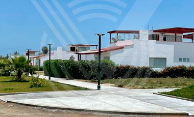 CASI DE ESTRENO!!! CASA AMOBLADA EN CONDOMINIO DE CHOCALLA KM 92.5 (CAMPO Y PLAYA)