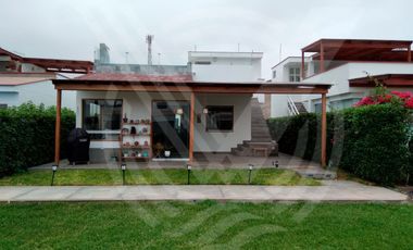 CASI DE ESTRENO!!! CASA AMOBLADA EN CONDOMINIO DE CHOCALLA KM 92.5 (CAMPO Y PLAYA)