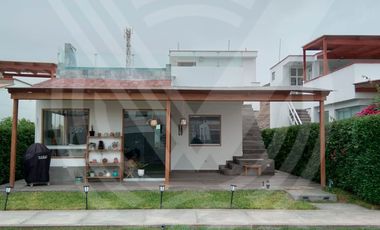 CASI DE ESTRENO!!! CASA AMOBLADA EN CONDOMINIO DE CHOCALLA KM 92.5 (CAMPO Y PLAYA)