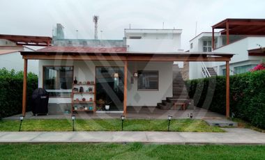 CASI DE ESTRENO!!! CASA AMOBLADA EN CONDOMINIO DE CHOCALLA KM 92.5 (CAMPO Y PLAYA)