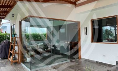 CASI DE ESTRENO!!! CASA AMOBLADA EN CONDOMINIO DE CHOCALLA KM 92.5 (CAMPO Y PLAYA)