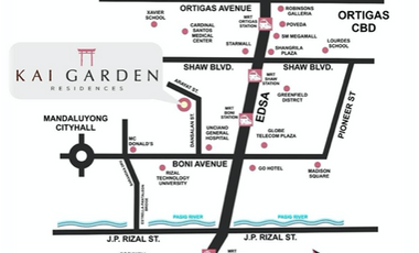 3 BEDROOM CONDO WITH PARKING SLOT  - KAI GARDEN RESIDENCES BY DMCI HOMES