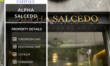 3BR Penthouse in Alpha Salcedo, Makati City For Rent