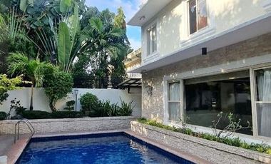 EAA: House for rent with swimming pool in Dasmariñas Village, Makati City