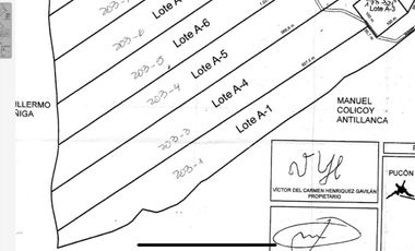 Z O N A S U R . C L   20.000 m2 ubicado en el sector de Rinconada Catripulli Alto
