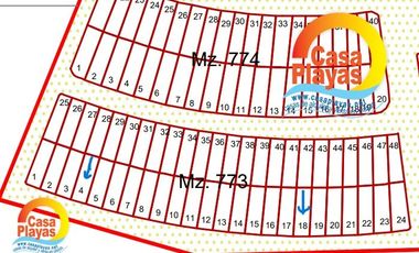 Terreno Frente Al Mar de Venta en Playas, Vía Data Km 18