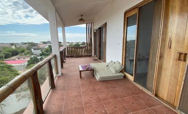 AYANGUE CON VISTA AL MAR - ALQUILER CASA VACIONAL AMOBLADA