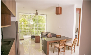 DEPARTAMENTO AMUEBLADO DE DOS RECAMARAS EN EMILIANO ZAPATA NORTE  MUY BIEN UBICADO EN RENTA.