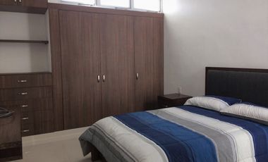 DEPARTAMENTO AMUEBLADO DE DOS RECAMARAS EN EMILIANO ZAPATA NORTE  MUY BIEN UBICADO EN RENTA.