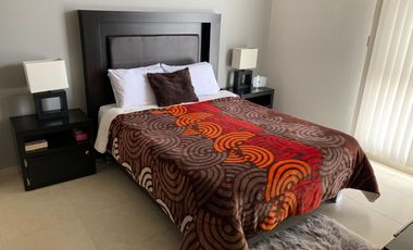 CASA AMUEBLADA PROXIMA A ZONA INDUSTRAIL, PRIV. CON ALBERCA,  CON SEGURIDAD 24/7