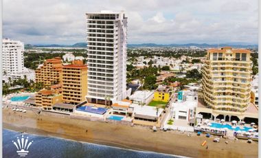 Venta de departamento a pie de playa en Mazatlán