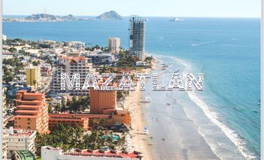 Venta de departamento a pie de playa en Mazatlán