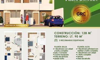 CASA EN VENTA AL SUR DE AGUASCALIENTES VILLAFONTANA