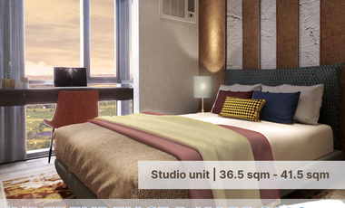 FOR SALE: Independence promo Studio unit with balcony 36.5 sqm in 9 Central Park, Preselling Condo in Northwin Global City, Bulacan