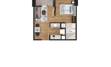 FOR SALE: Independence promo Studio unit with balcony 36.5 sqm in 9 Central Park, Preselling Condo in Northwin Global City, Bulacan