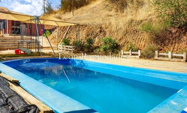 Leon Propiedades vende parcela con casa en sector Lo Aguila, Curacavi.