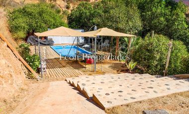 Leon Propiedades vende parcela con casa en sector Lo Aguila, Curacavi.