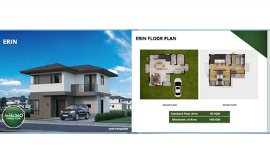 3BR House and Lot FOR SALE in Averdeen Estates Nuvali | Erin Model