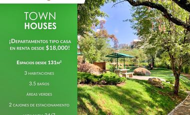 RENTA DEPARTAMENTO TIPO CASA DE 2 PLANTAS EN BOSQUE ESMERALDA