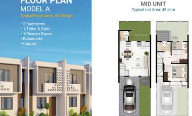 FOR SALE AT CASA MIRA HOMES, BRGY. GUINSAY, DANAO CITY, CEBU