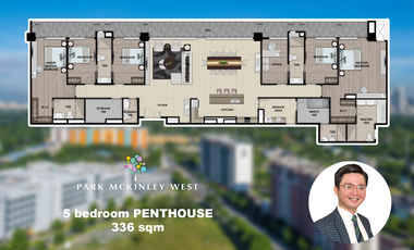 Penthouse 5 bedroom in Park Mckinley West Preselling condo for sale Bonifacio Global City Taguig City