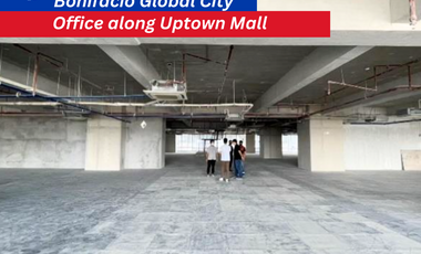 For Lease BGC Office 5K sqm along Uptown Mall, Bonifacio Global City