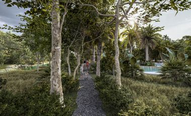 Condominio con jardin, alberca, cancha de pádel, Zona Hotelera Norte, Cozumel.