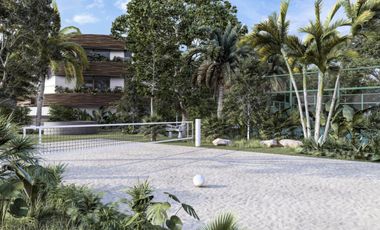 Condominio con jardin, alberca, cancha de pádel, Zona Hotelera Norte, Cozumel.