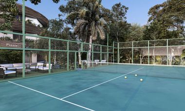 Condominio con jardin, alberca, cancha de pádel, Zona Hotelera Norte, Cozumel.