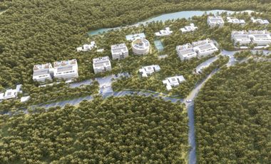 Condominio con jardin, alberca, cancha de pádel, Zona Hotelera Norte, Cozumel.