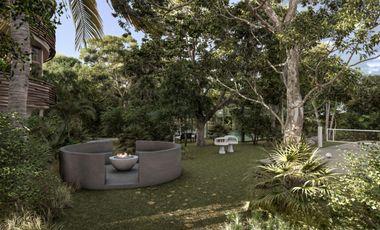 Condominio con jardin, alberca, cancha de pádel, Zona Hotelera Norte, Cozumel.
