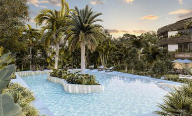 Condominio con jardin, alberca, cancha de pádel, Zona Hotelera Norte, Cozumel.