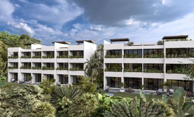 Condominio con jardin, alberca, cancha de pádel, Zona Hotelera Norte, Cozumel.