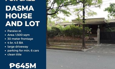 House & Lot for Sale in Dasmariñas Village Makati