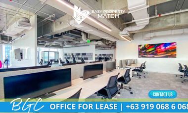 Fully furnished Office for Rent Lease BGC Taguig 1700 sqm