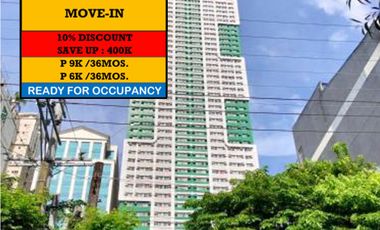 RENT TO OWN Condo For Sale in DE LASALLE (DLSU),TAFT AVE at Green Residences near in Robison Malate and LRT-Vito cruz