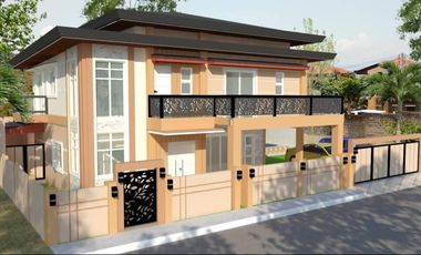 For Construction Semi-Furnished 5 Bedroom 2 Storey Single Detached House Swimming Pool with for Sale in Corona del Mar, Talisay, Cebu