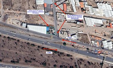 TERRENO EN RENTA EN ESQUINA SOBRE LATERAL CARRETERA MEXICO QUERETARO CUMBRES DE CONIN