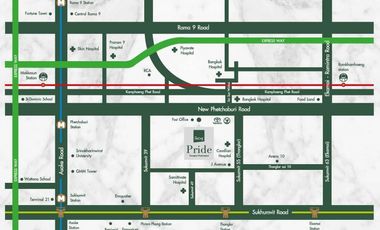 Cheap condo for sale, The Niche Pride Thonglor-Phetchaburi, size 1, 35.36 sq m, 19th floor @Selling price 3.45 million