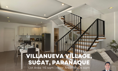Brand new & fully furnished townhouse for sale in Sucat Parañaque