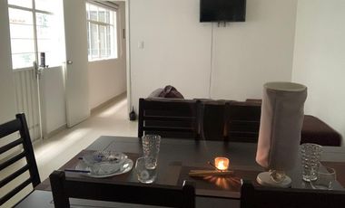 Renta departamento amueblado y equipado Modelo Pensil, frontera Polanco. Incluye internet de alta velocidad.