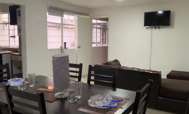 Renta departamento amueblado y equipado Modelo Pensil, frontera Polanco. Incluye internet de alta velocidad.