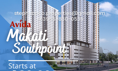 Avida Towers Makati Southpoint, Jr 1BR, 23.3sqm, 2236 Chino Roces Ave, Makati, 1230 Metro Manila.