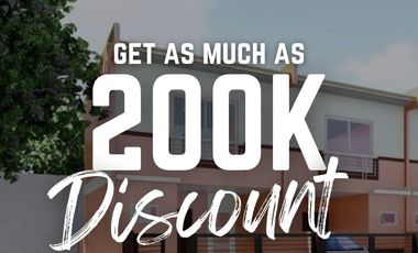 200K Discount, Early Move In. Ready For Occupancy Units. Affordable & Quality Homes @ Bria Homes San Pablo Near RX Garden Resort