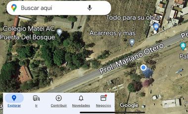 Terreno industrial en renta, Prol. Mariano Otero, 2,780 m2 El Fortín