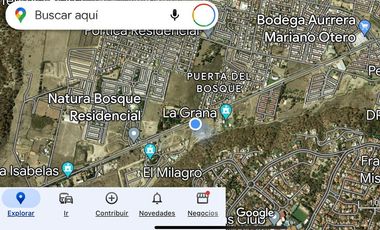 Terreno industrial en renta, Prol. Mariano Otero, 2,780 m2 El Fortín