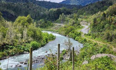 Linda Parcela de 5000m2 frente al Río Nilahue, sector Los Venados, Ranco