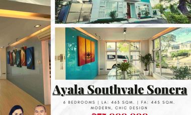 Charming and Elegant 6-Bedroom House For Sale at Ayala Southvale Sonera, Las Pinas Right Next To Ayala Alabang