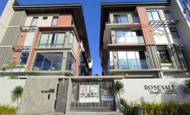 OVER 4.2M DISCOUNT READY FOR OCCUPANY 4-BEDROOM 4-T&B 3-CAR GARAGE 4-STOREY ROSEVALE ESTATES TOWNHOUSE PACO-MANILA
